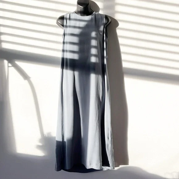 Eileen Fisher Silk MIDI Dress - Picture 6 of 12